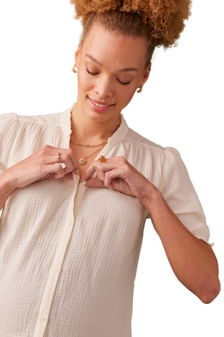 Chemisier de maternité - Ecru