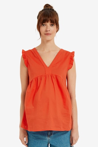 Top de grávida - Laranja