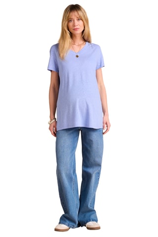 T-shirt em linho - Violeta