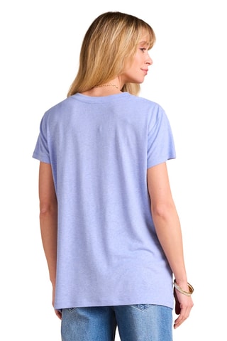 T-shirt em linho - Violeta