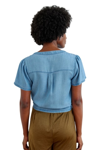 Blusa de ganga - Azul