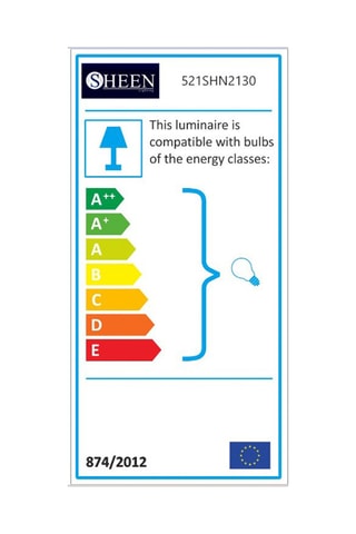 Aplique mural Erebos - Natural - 100 W