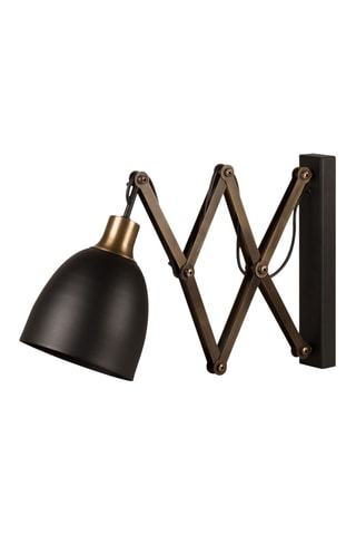 Aplique mural Sivani - Negro - 40 W