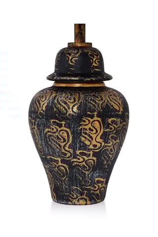 Lámpara de sobremesa TM262 - Negro y dorado - 60 W