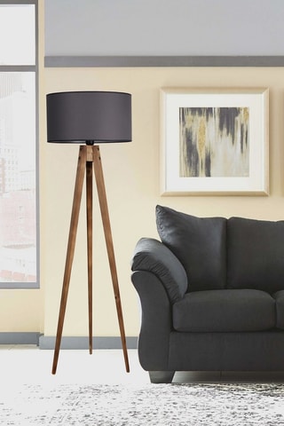 Lampadaire trépied Ayd - Marron clair - 60 W