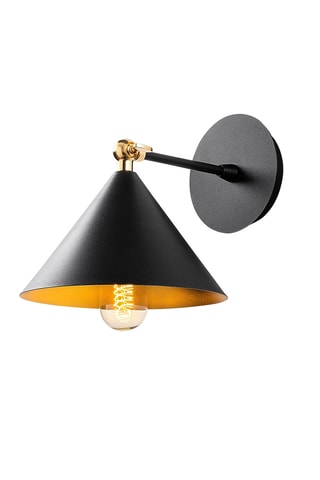 Aplique mural - Negro - 100 W