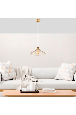 Lámpara de techo - Dorado y negro - 40 W