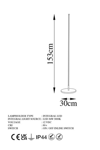 Lampadaire Only - 153 cm