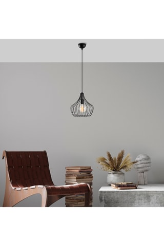 Lámpara de techo Mezopotamya - Negro - 40 W