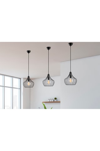 Lámpara de techo Mezopotamya - Negro - 40 W