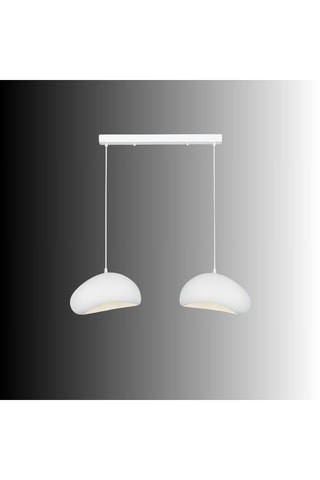 Lámpara de techo - Blanco - 2 x 40 W