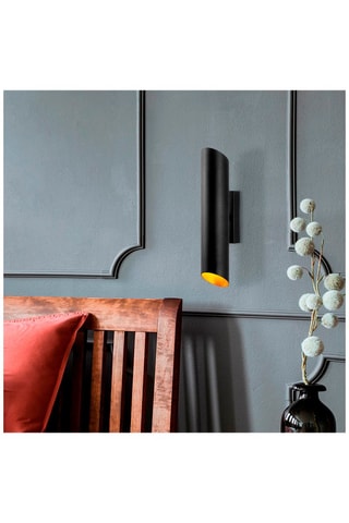 Aplique mural Cut - Negro - 10 W