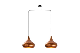 Lámpara de techo Muba -  Dorado - 2 x 40 W