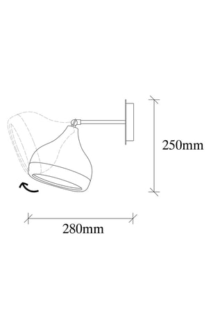 Aplique mural Yildo - Blanco - Blanco