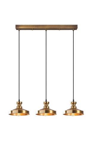 Lámpara de techo Berceste - Dorado y negro - 3 x 40 W