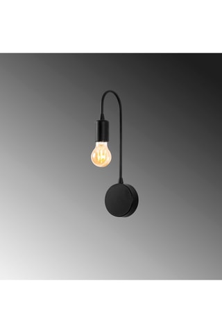 Aplique mural Baston - Negro - 40 W