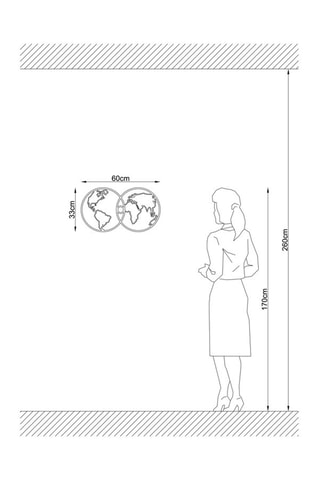 Aplique mural 591 - Negro - 100 W