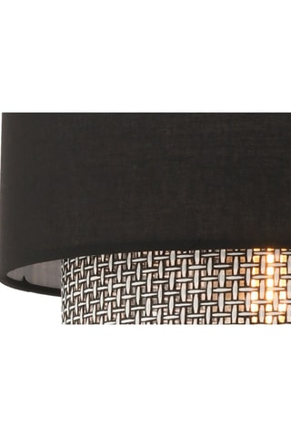 Lámpara de techo Echo - Gris y negro - 45-60 W