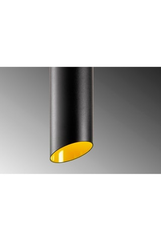 Lámpara de techo Sivani - Negro y amarillo - 100 W