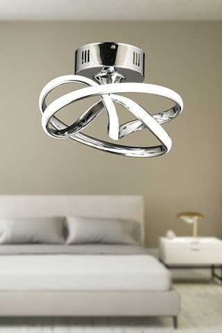 Plafón LED - Plateado