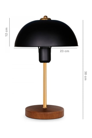 Lámpara de sobremesa Ayd - Negro - 60 W