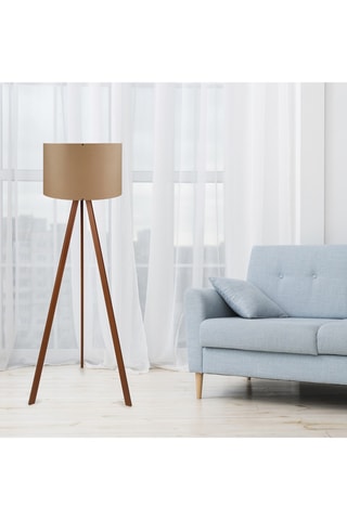 Lampadaire - Taupe - 60 W