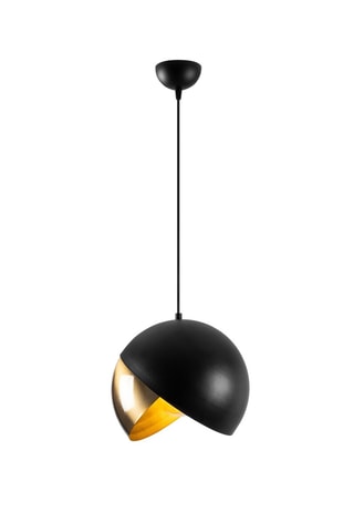 Lámpara de techo Berceste - Negro y dorado - 60 W