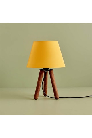 Lámpara de pie trípode - Amarillo - 40 W