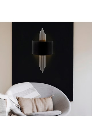 Aplique mural - Negro - 40 W