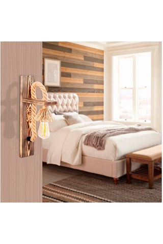 Aplique mural Erebos - Natural - 100 W