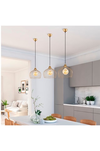 Lámpara de techo Bek - Dorado - 40 W