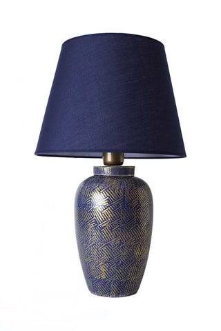 Lámpara de sobremesa de cerámica YL576 - Azul oscuro - 60 W