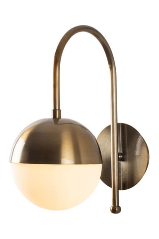 Aplique mural Karsor 3300 - Blanco y bronce - 40 W