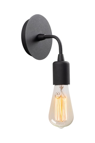 Aplique mural Harput - Negro - 40 W