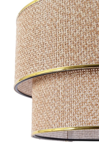 Lámpara de techo - Beige y marrón - 45 - 60 W