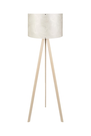 Lampadaire trépied Ayd-1806 - Beige et doré - 60 W