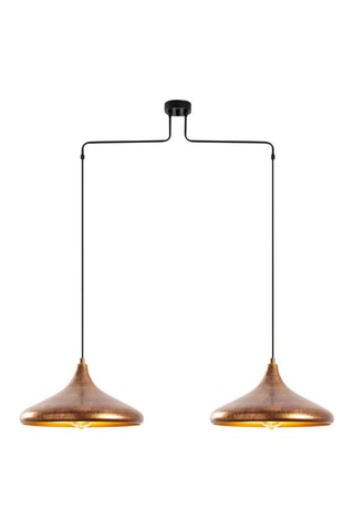 Lámpara de techo Barek - Dorado - 2 x 40 W