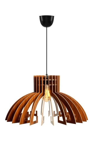 Lámpara de techo 162 - Natural y negro - 60 W