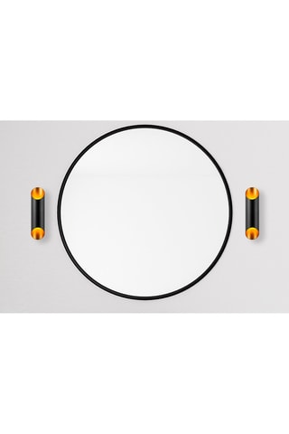 Aplique mural - Negro - 2 x 10 W