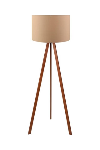 Lampadaire - Beige et marron - 60 W