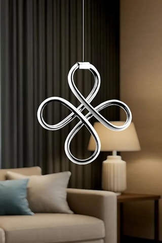 Lámpara de techo LED - Plateado