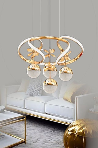 Lámpara de techo LED - Dorado