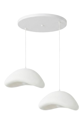 Lámpara de techo - Blanco - 2 x 40 W