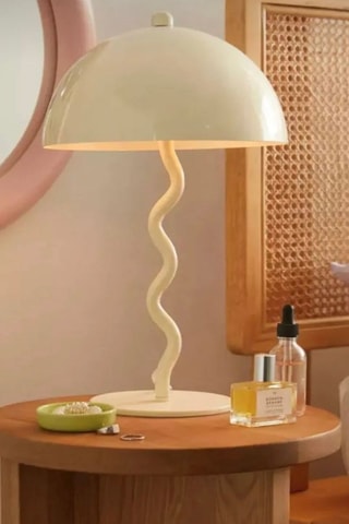 Lámpara de sobremesa - 40 W - Crema