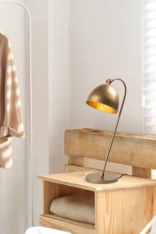 Lámpara de sobremesa Acuka - Dorado - 40 W