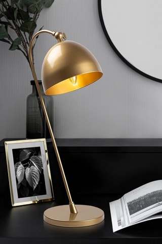 Lámpara de sobremesa Acuka - Dorado - 40 W