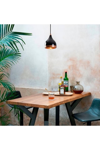 Lampadario Yildo - Nero - 100 W