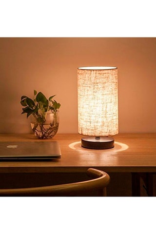 Lámpara de sobremesa - Crema - 60 W