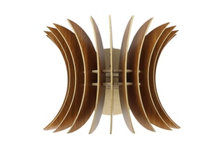 2 apliques murales - Marrón - 2 x 60 W