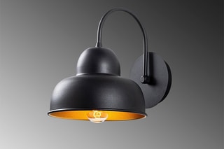 Aplique mural Berceste - Negro - 40 W